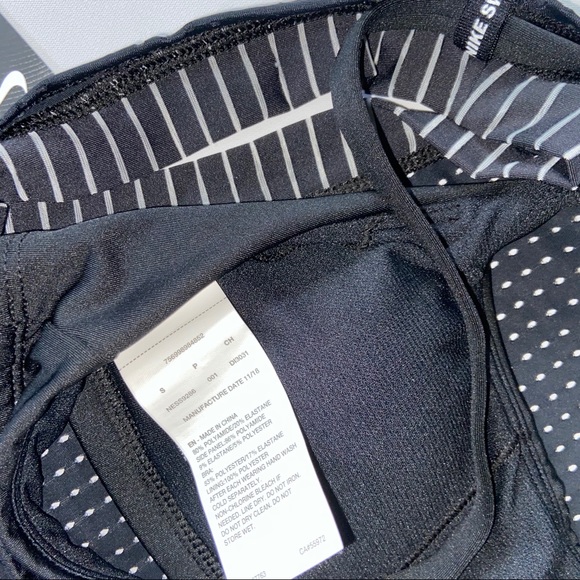 Nike Womens Swimsuit Two Piece Swim Bikini Black S - Picture 11 of 11